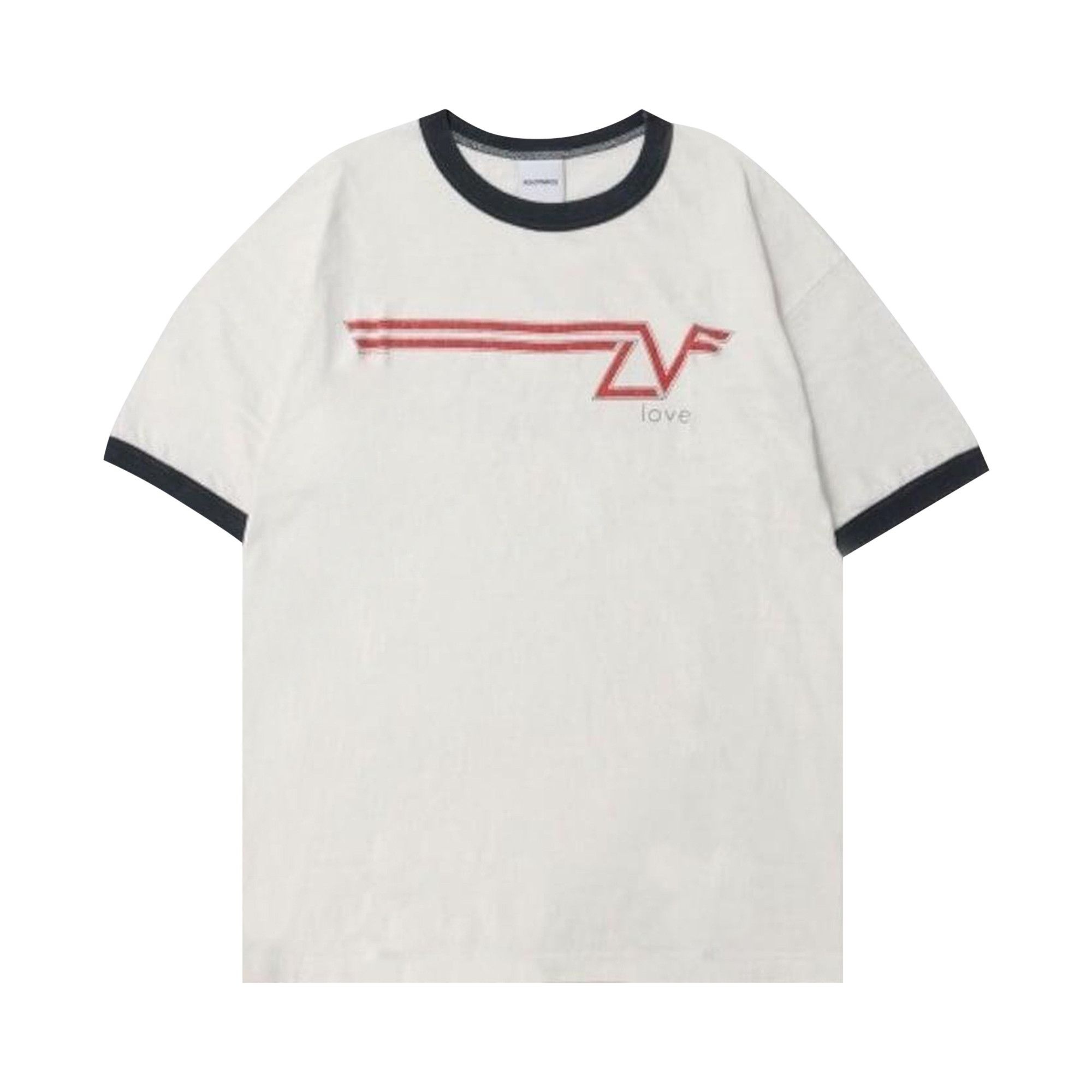 READYMADE Ringer Short-Sleeve T-Shirt 'White' - 1