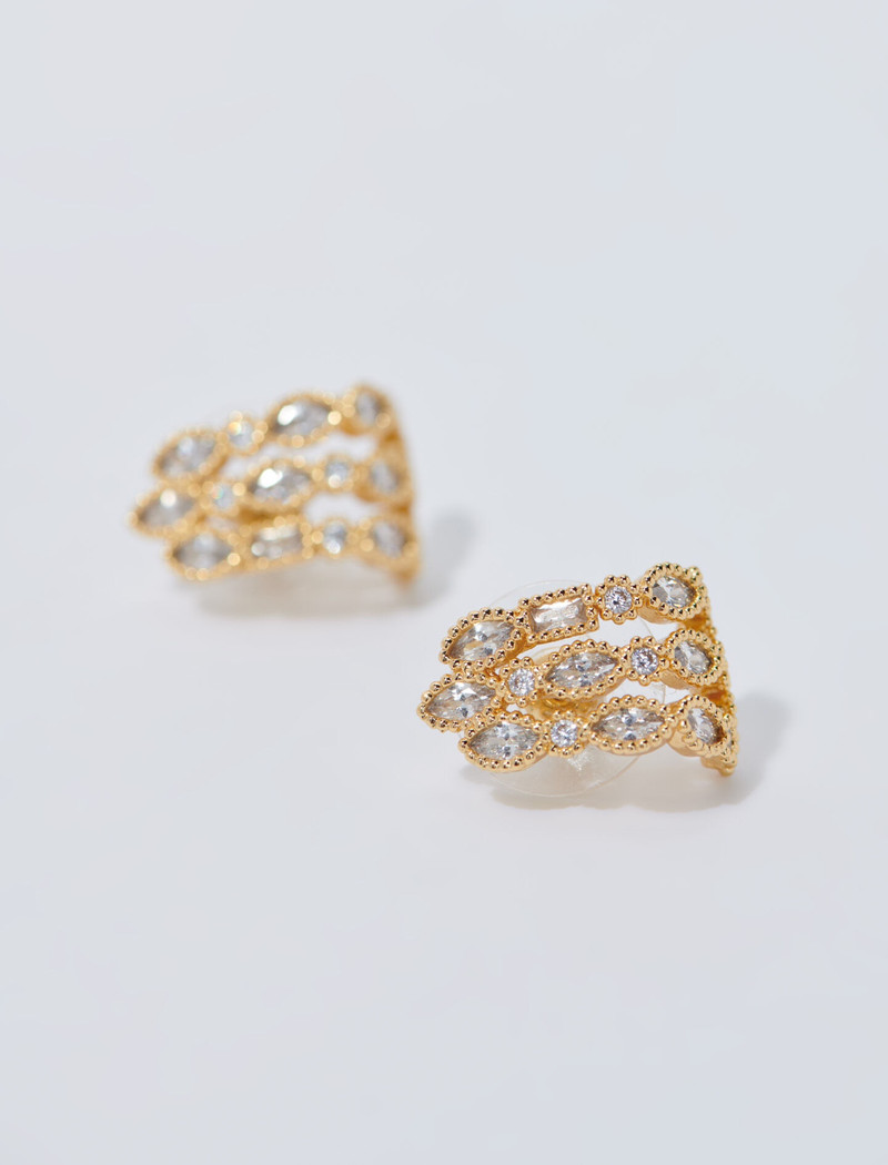 maje Rhinestone earrings outlook