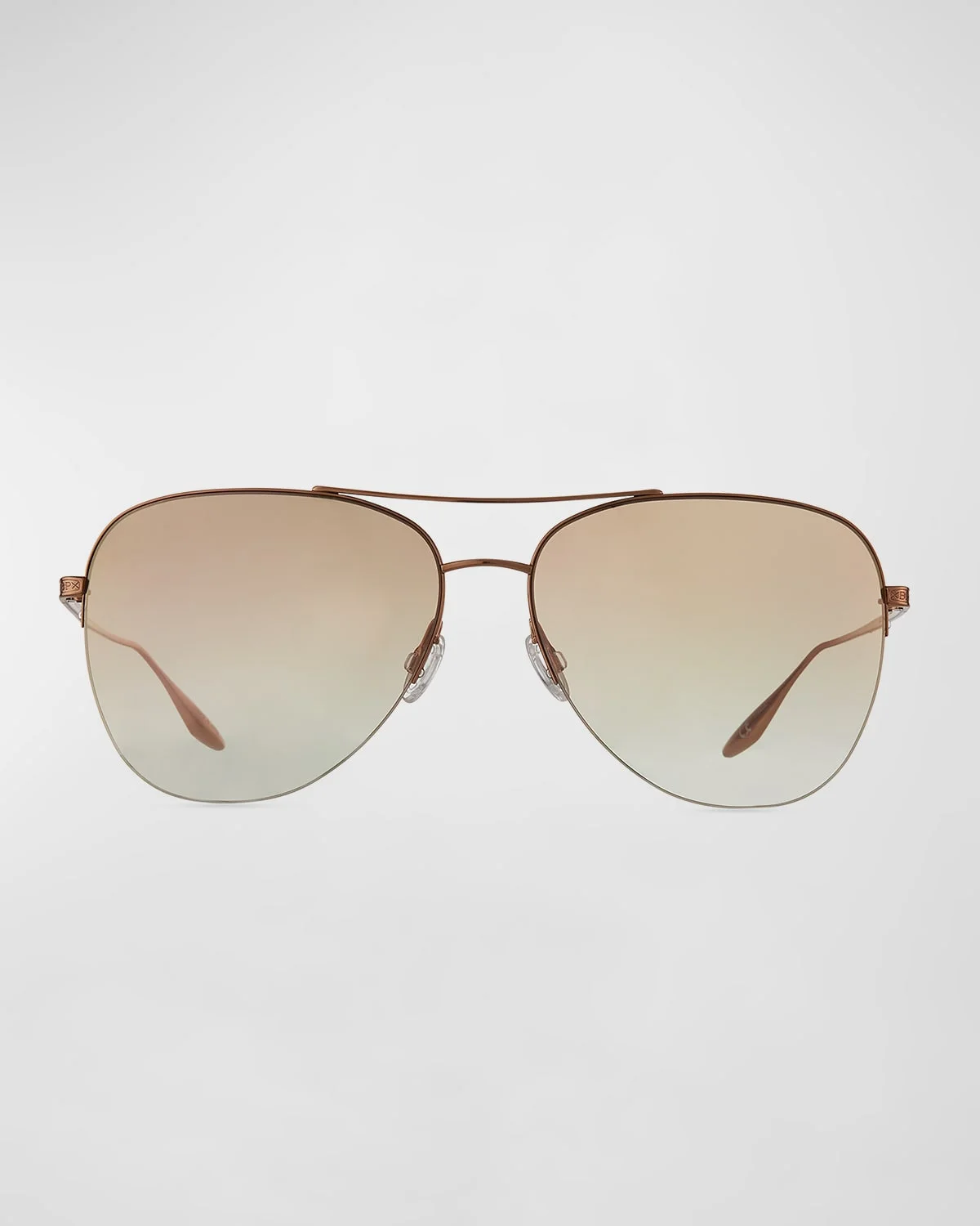 Chevalier Semi-Rimless Metal Aviator Sunglasses - 1