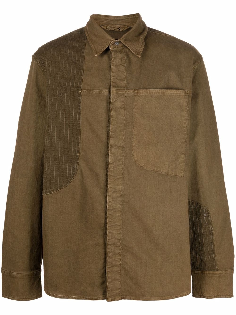 D-Corus-SP3 patch-trim overshirt - 1