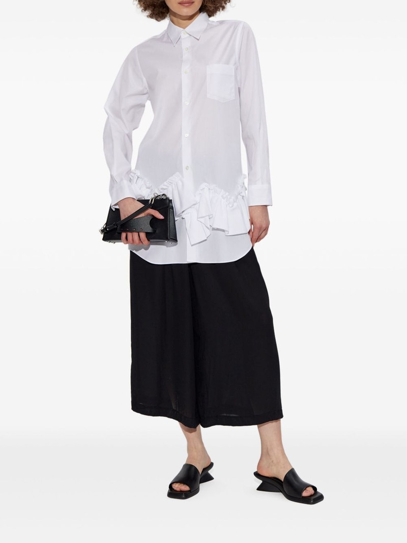 Comme des Garçons Comme des Garçons ruffled-trim shirt outlook
