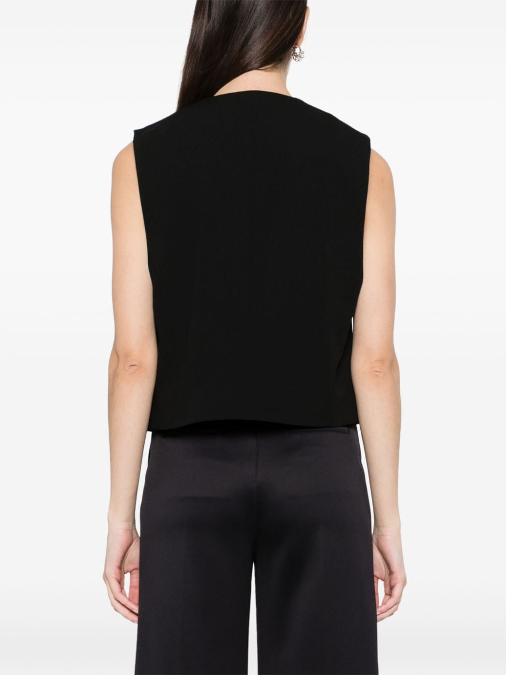 Ami Paris Women Wool Sleeveless Jacket - 5