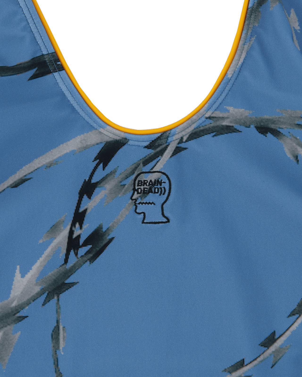 One Piece Swimsuit Blue - 4