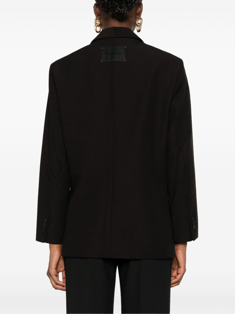 logo-appliqué blazer 4