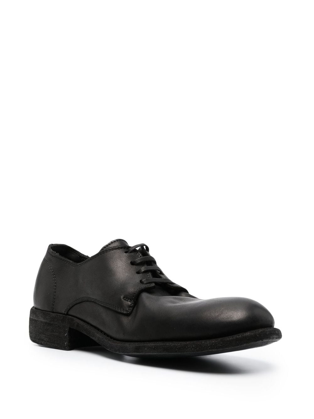 almond-toe leather brogues - 2