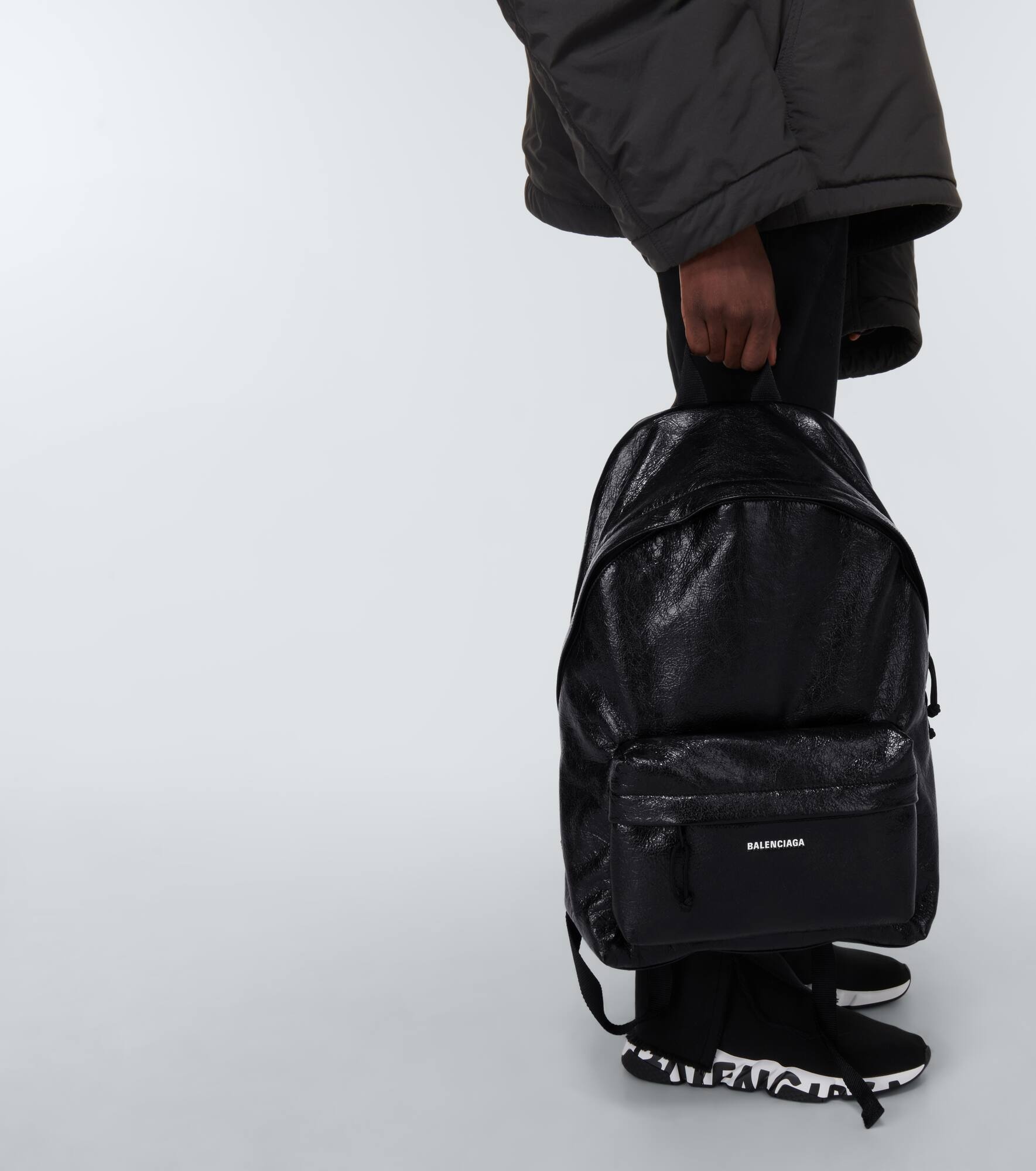 Leather backpack - 3