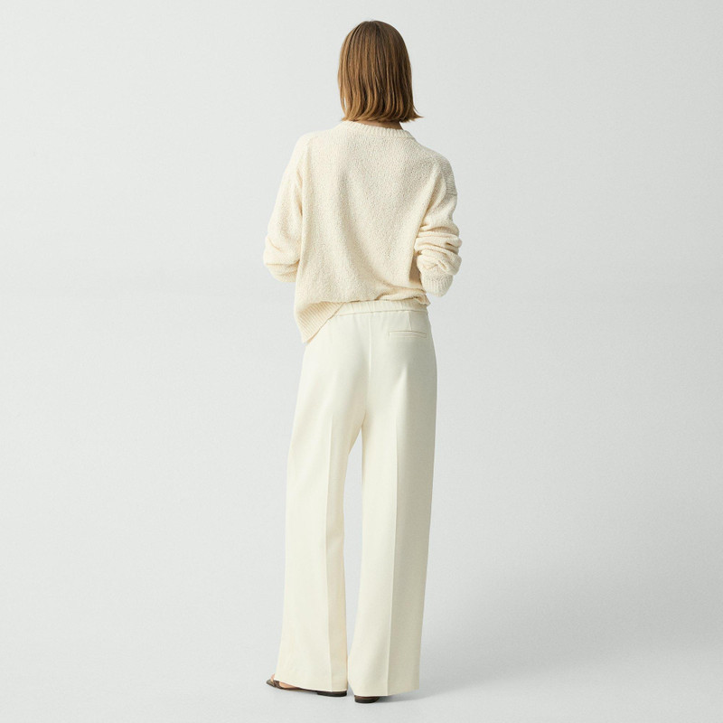 Theory Wide-Leg Pull-On Pant in Admiral Crepe outlook