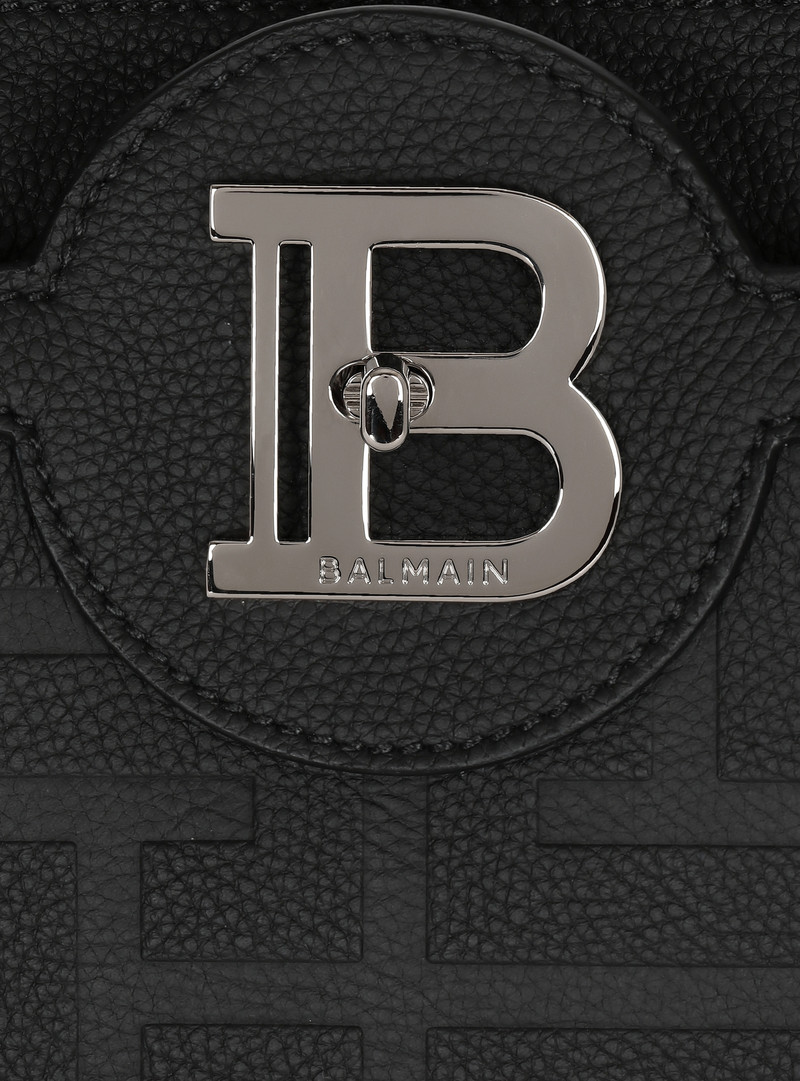 B-Buzz 36 monogrammed canvas and leather tote bag 7