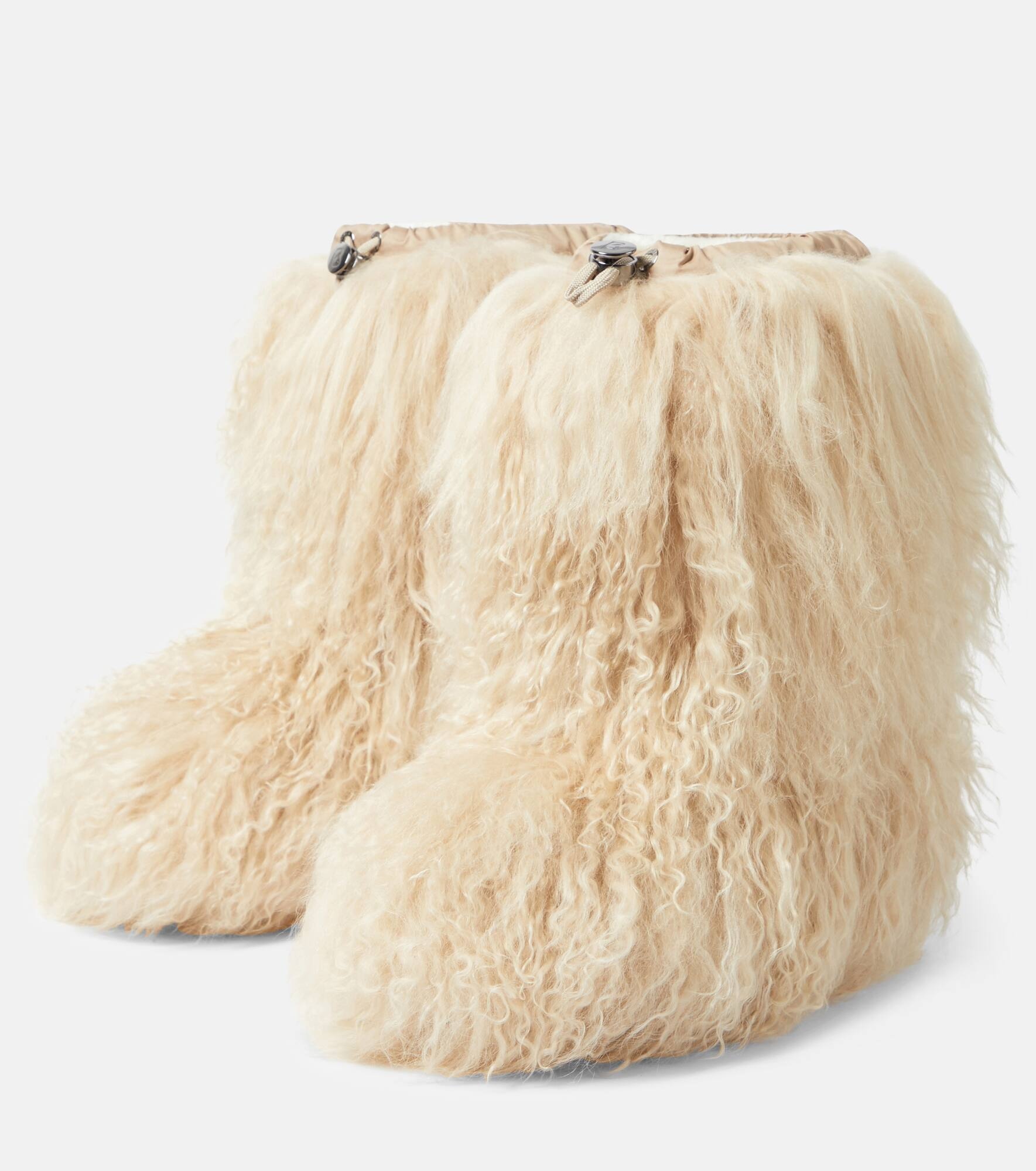 Les Arcs shearling snow boots - 5