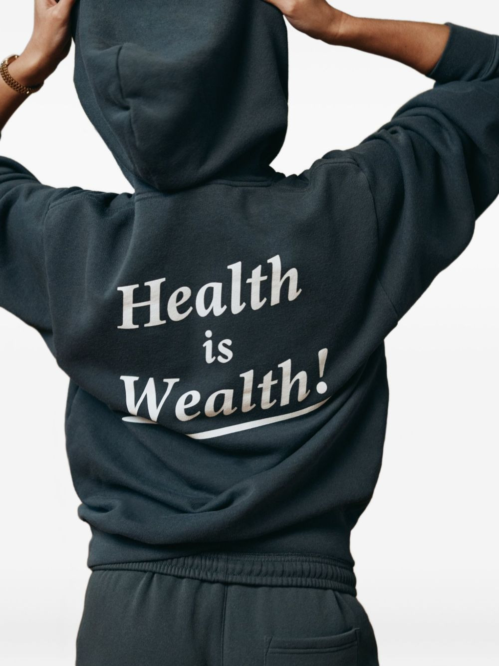 printed long-sleeve hoodie - 4