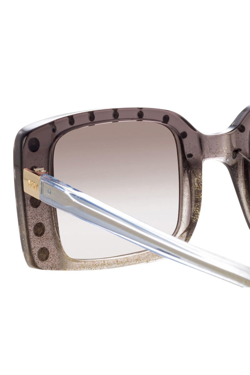 CRYSTAL-EMBELLISHED SQUARE SUNGLASSES 4