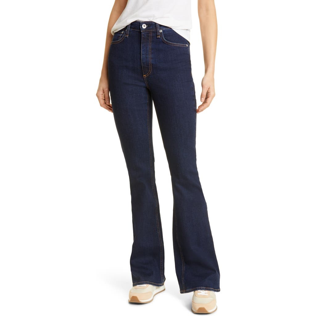 rag & bone Casey High Rise Flare Leg Jeans in Rinse at Nordstrom - 1