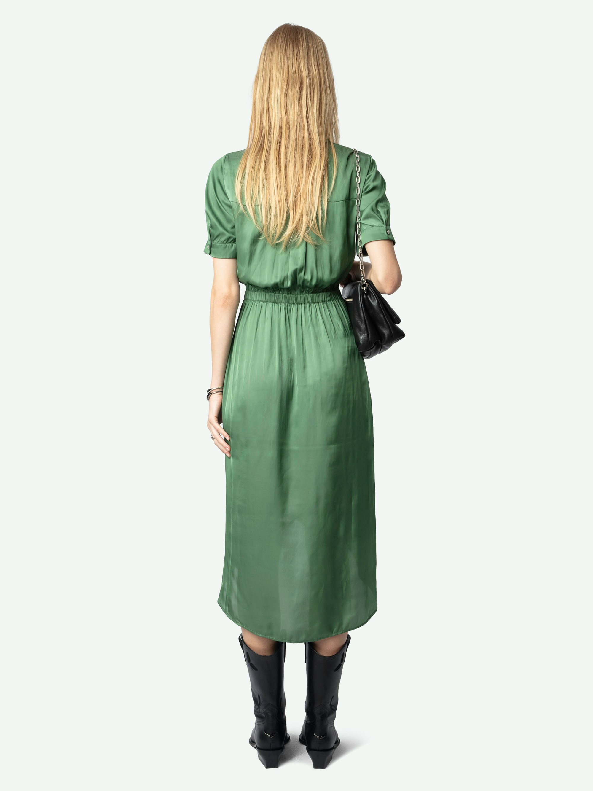 Rimaz Satin Dress - 3