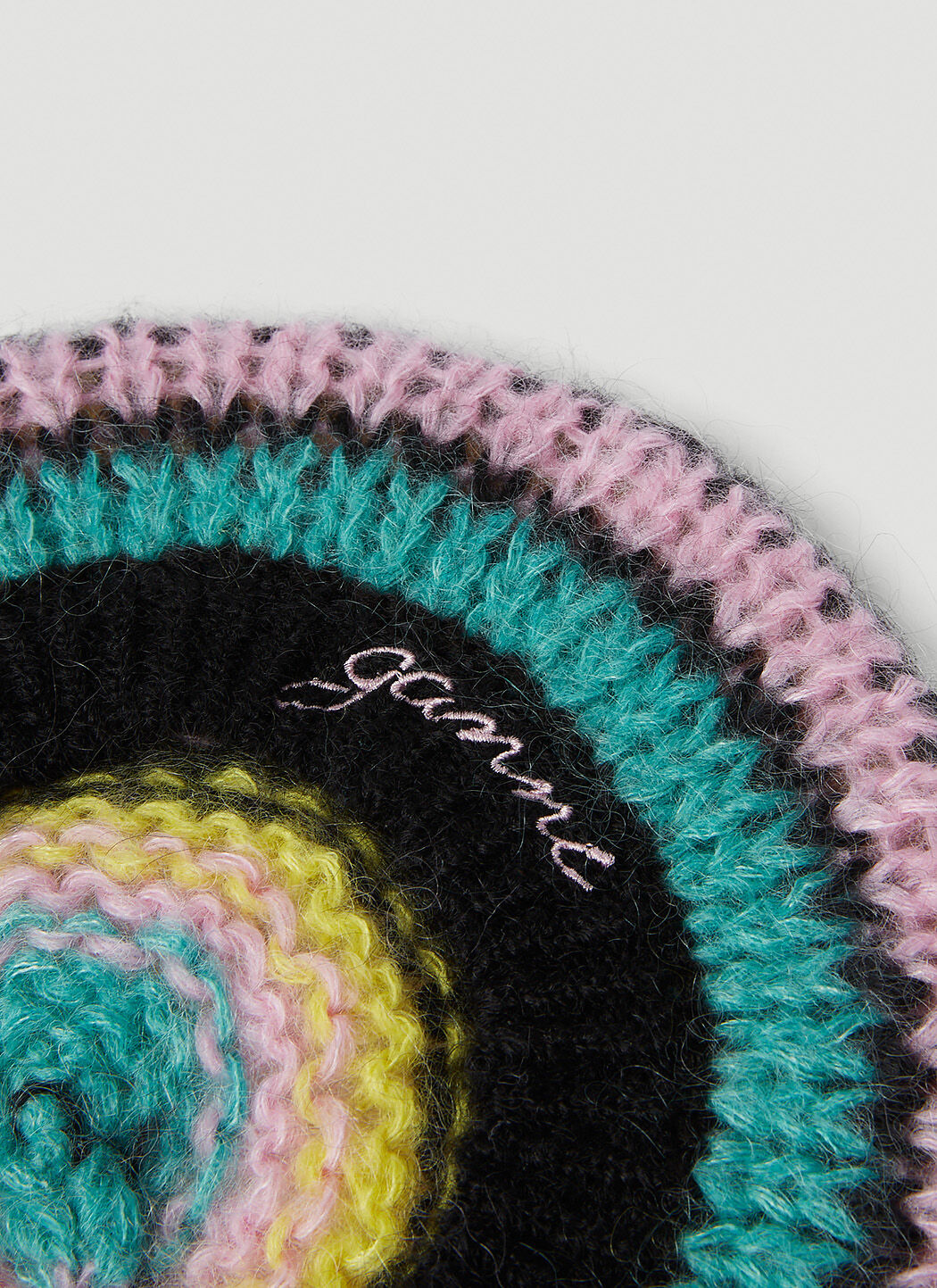 Striped Mohair Beret - 6