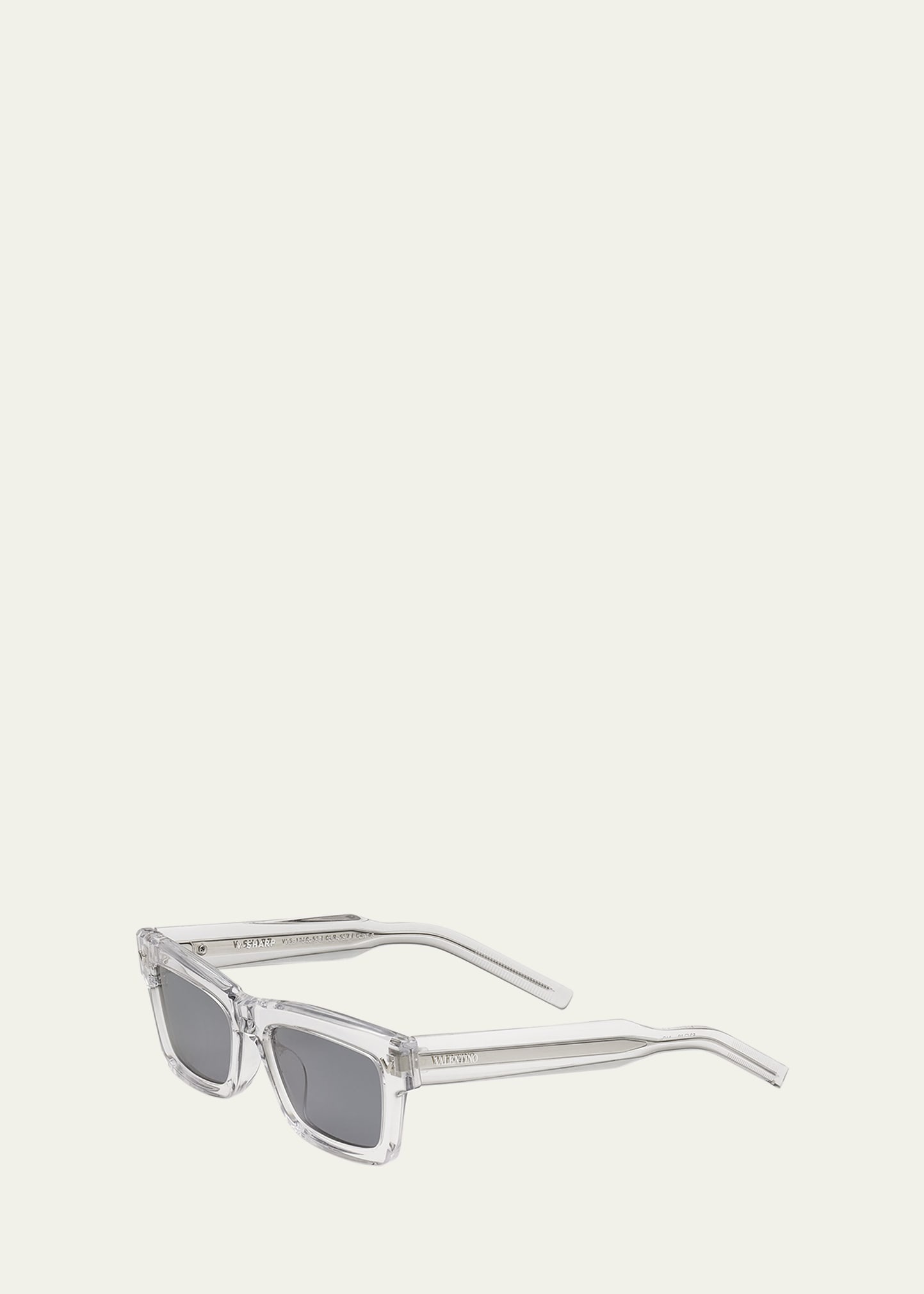 Rectangle Acetate Sunglasses - 2