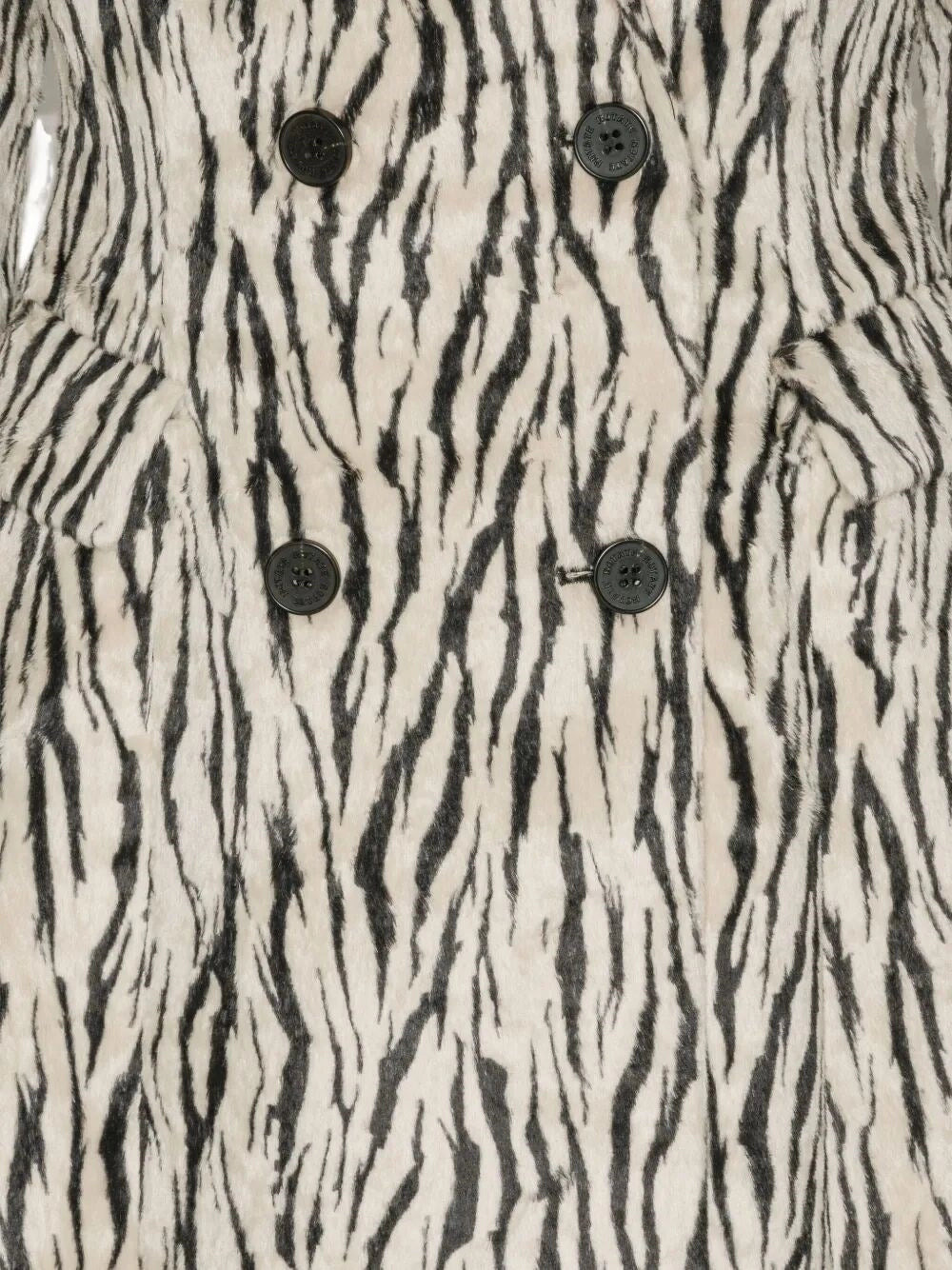 Rotate Women Printed Faux Fur Coat - 3