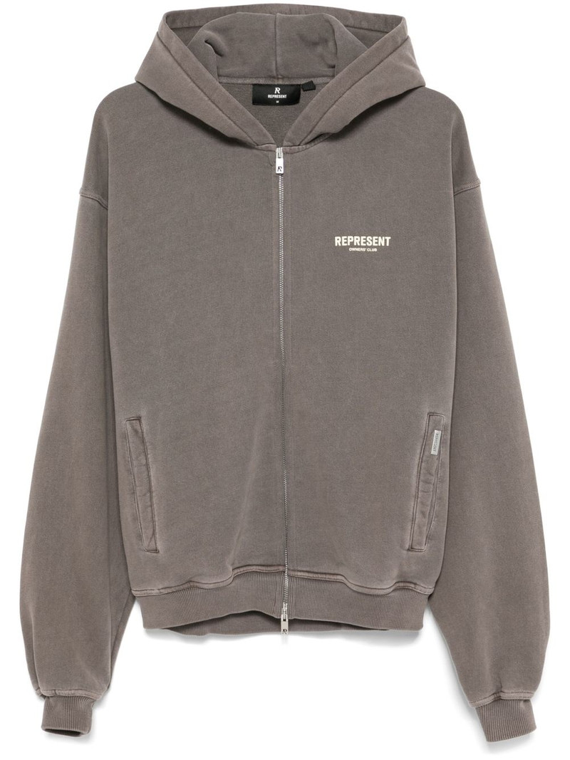 logo-print hoodie 1