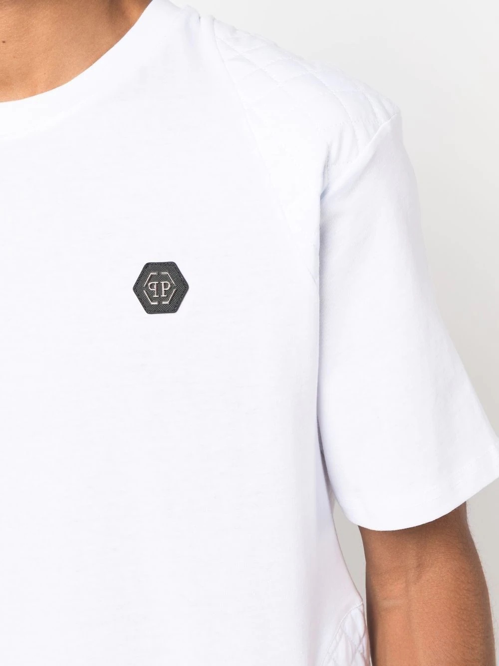 embroidered-logo cotton T-shirt - 5