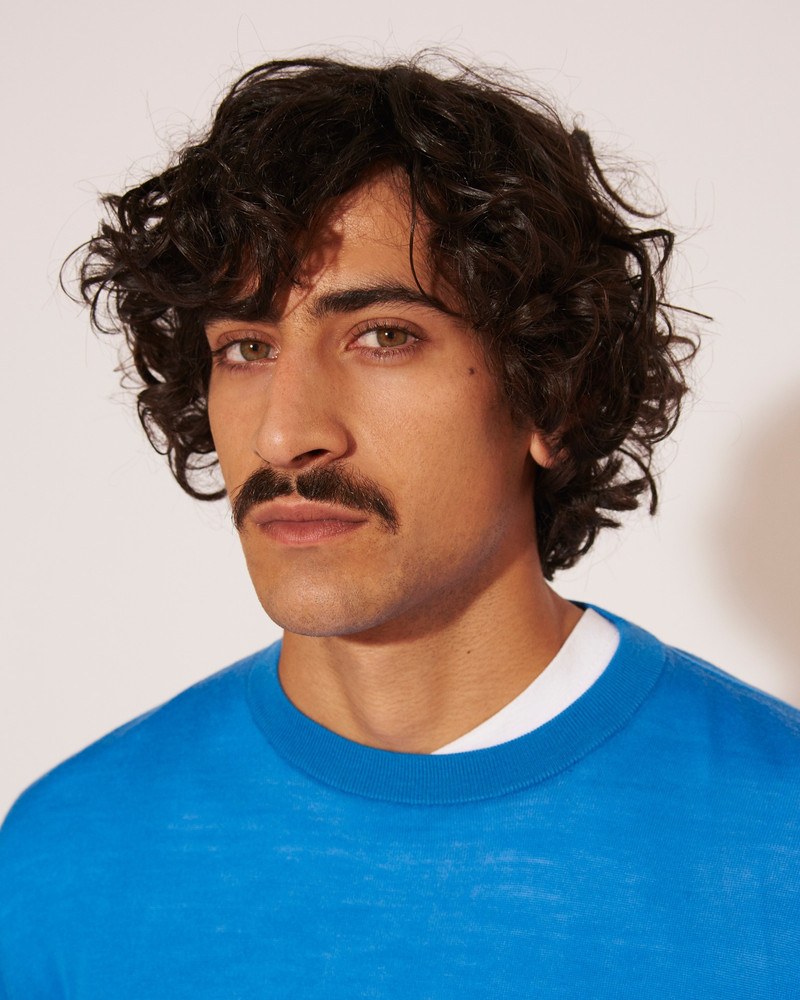 MADAN - Superfine merino sweater - Bright Blue 4