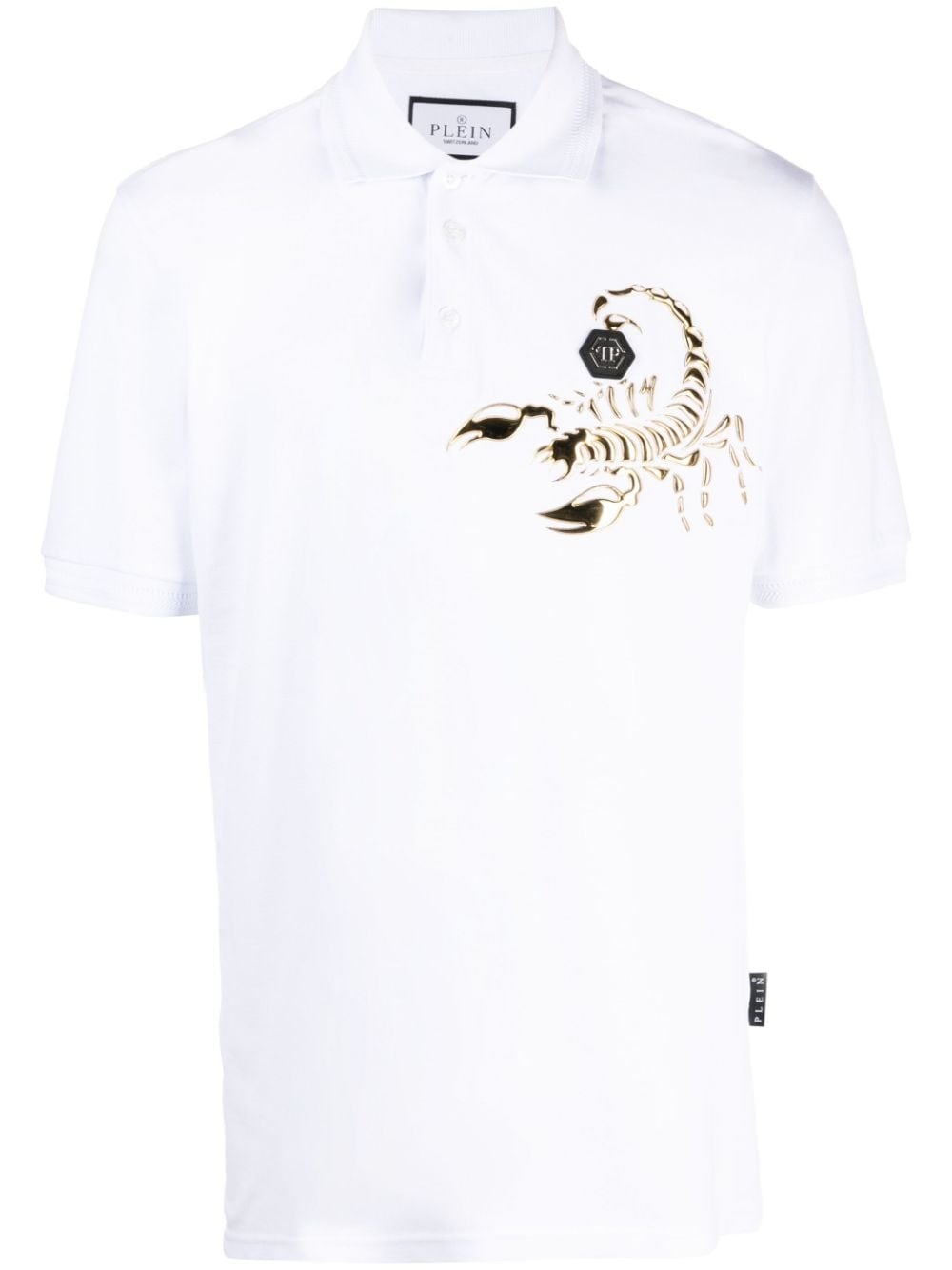 Scorpion cotton polo shirt - 1