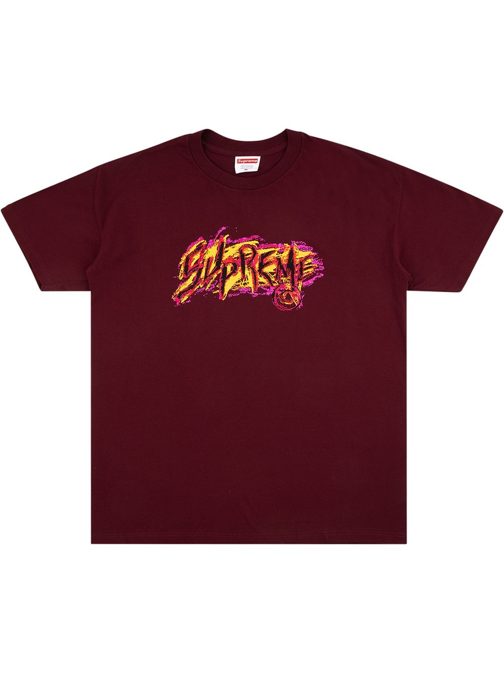 Scratch print T-shirt - 1