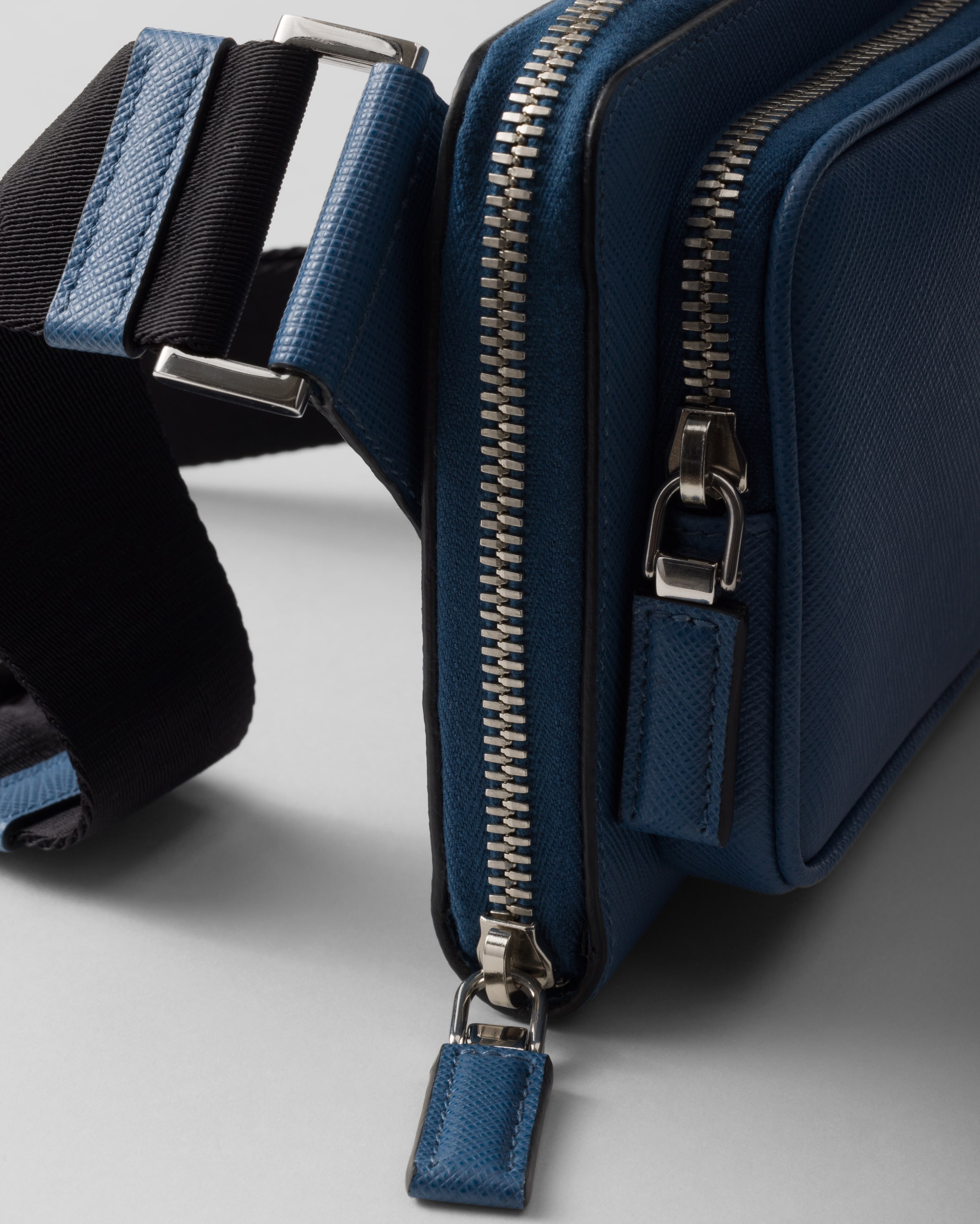 PRADA新作【2VH156_9Z2_F0002 SAFFIANO BELT/SHOULDER BAG】 Black Saffiano Leather Belt Bag | PRADA
