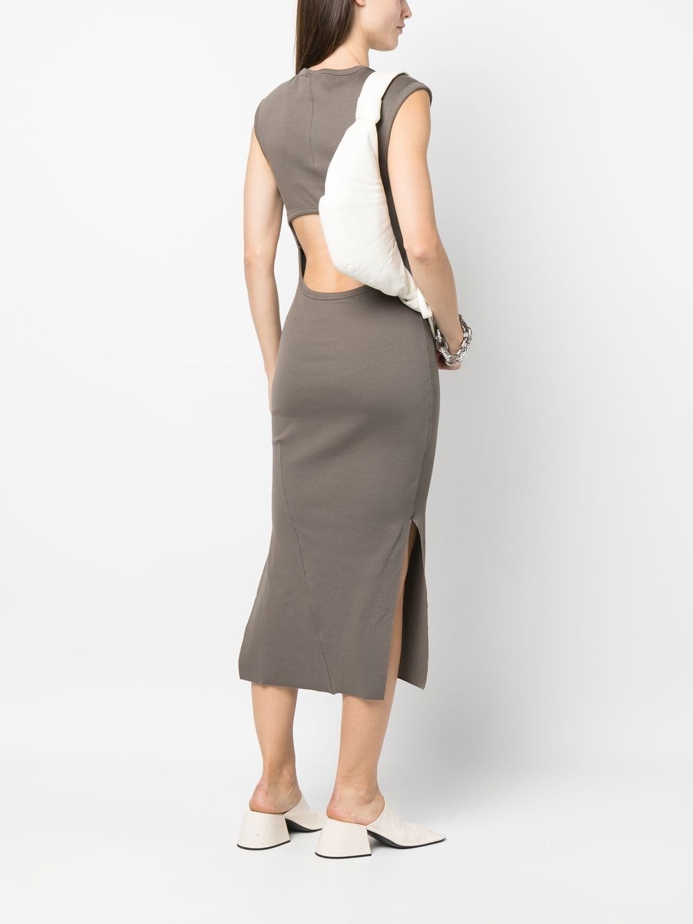 jersey midi dress - 2