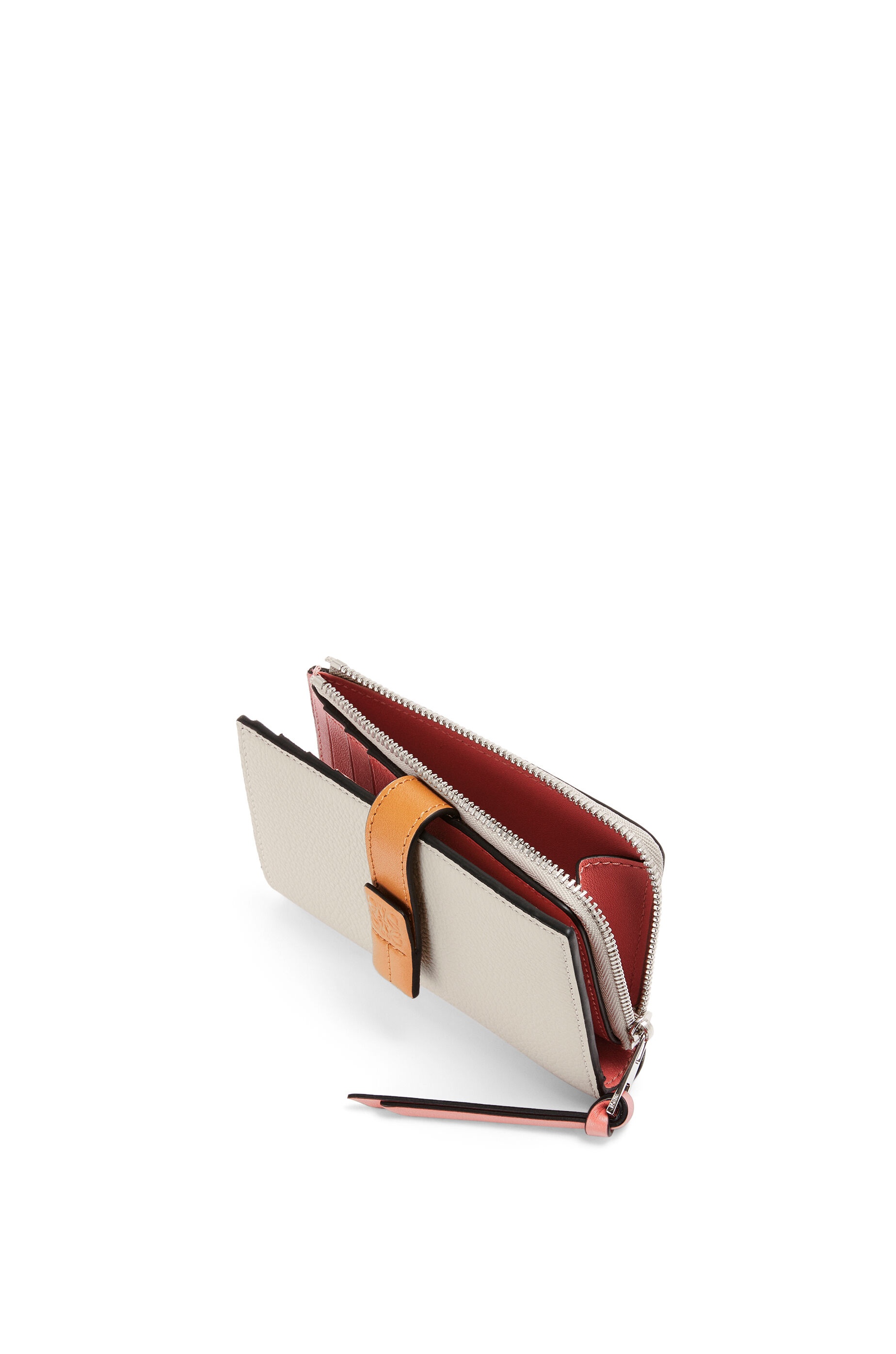 Loewe Ladies Soft Grained Calfskin Compact Zip Wallet