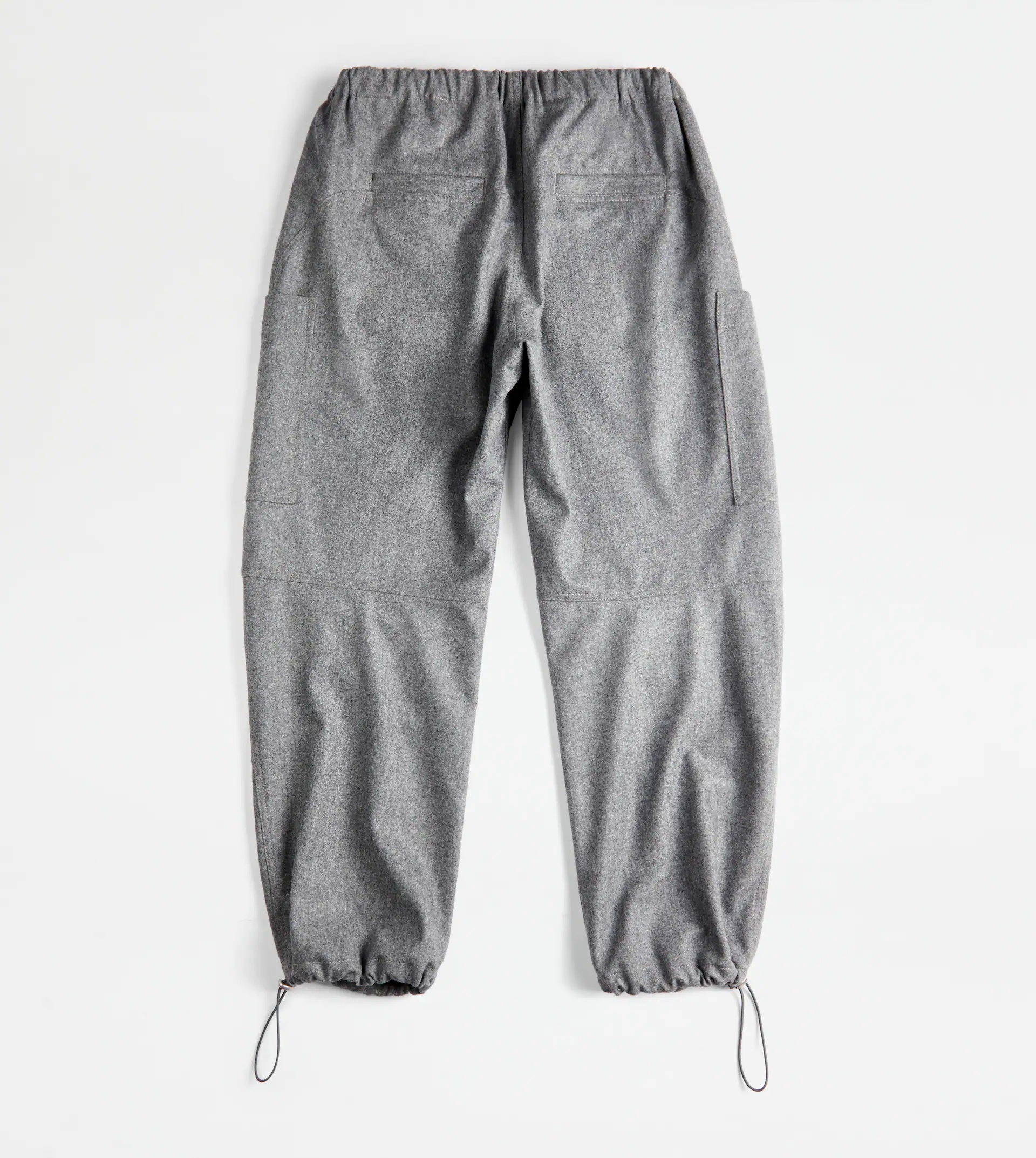 TOD'S BAGGY TROUSERS IN WOOL - GREY - 8