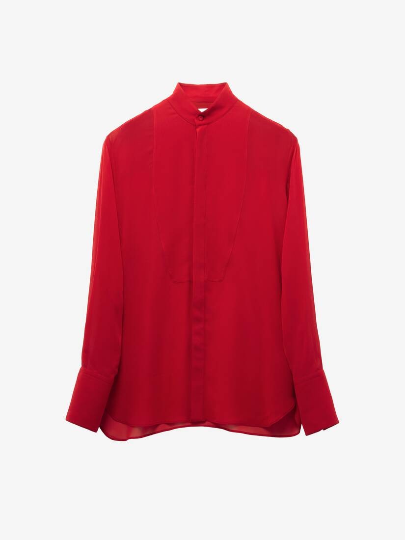 Sheer Silk Evening Shirt - 1