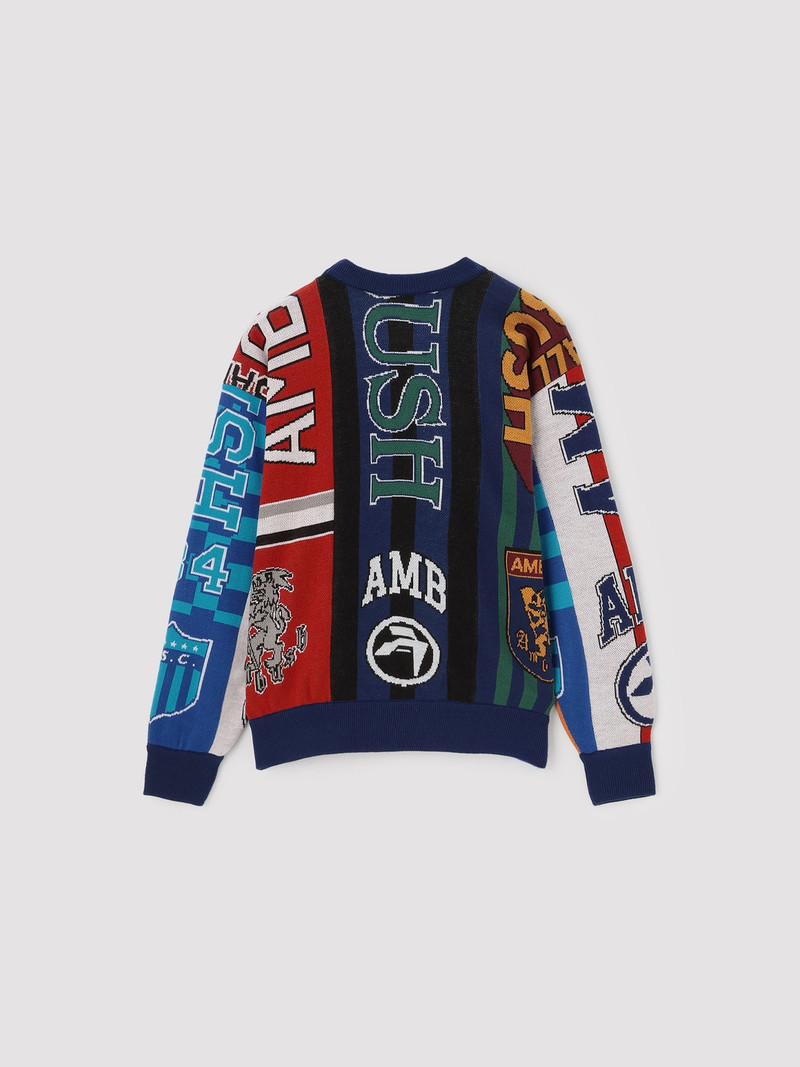 Ambush MULTI SOCCOER SCARF KNIT CREWNECK outlook