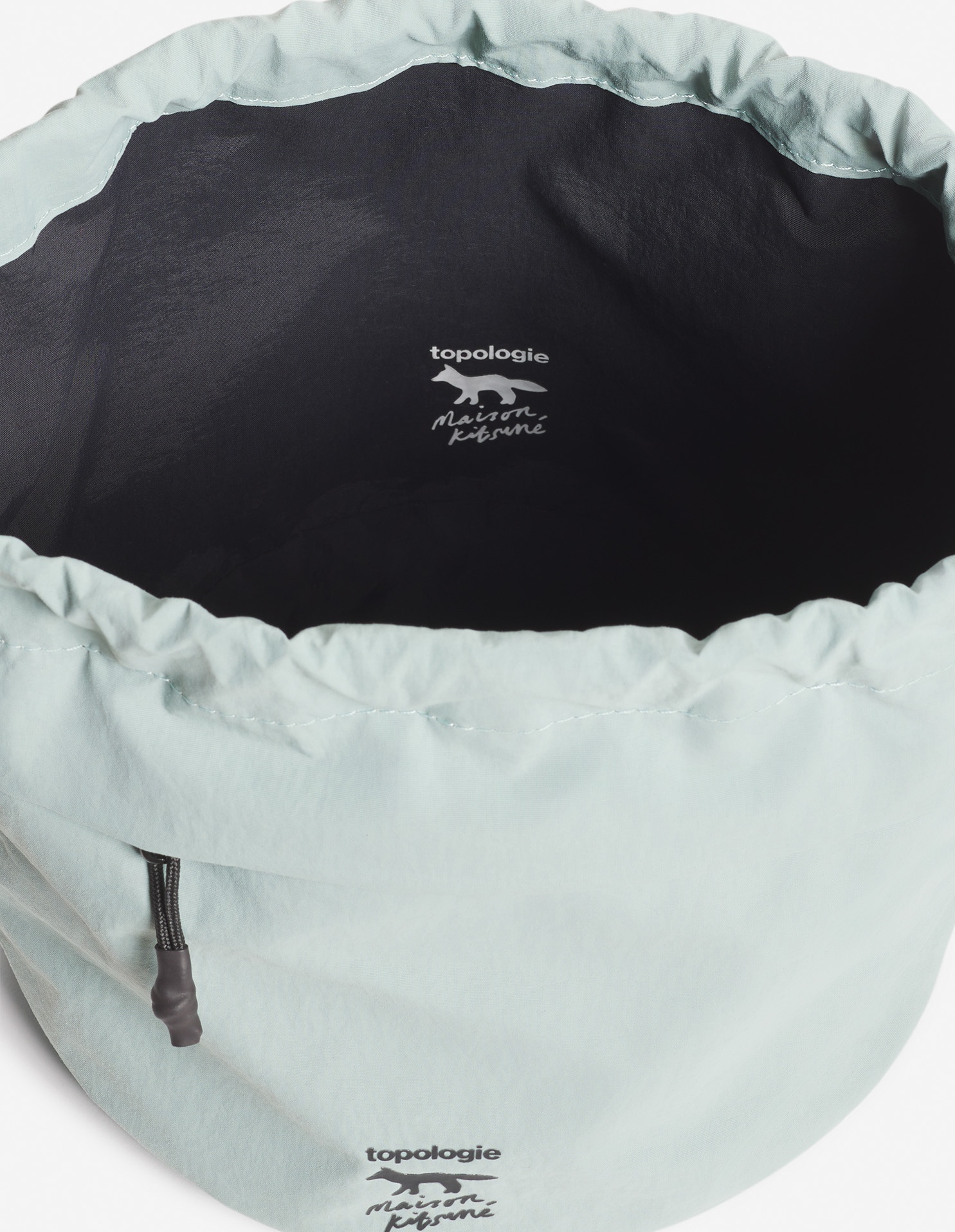 TOPOLOGIE x MAISON KITSUNE REVERSIBLE POUCH - 12