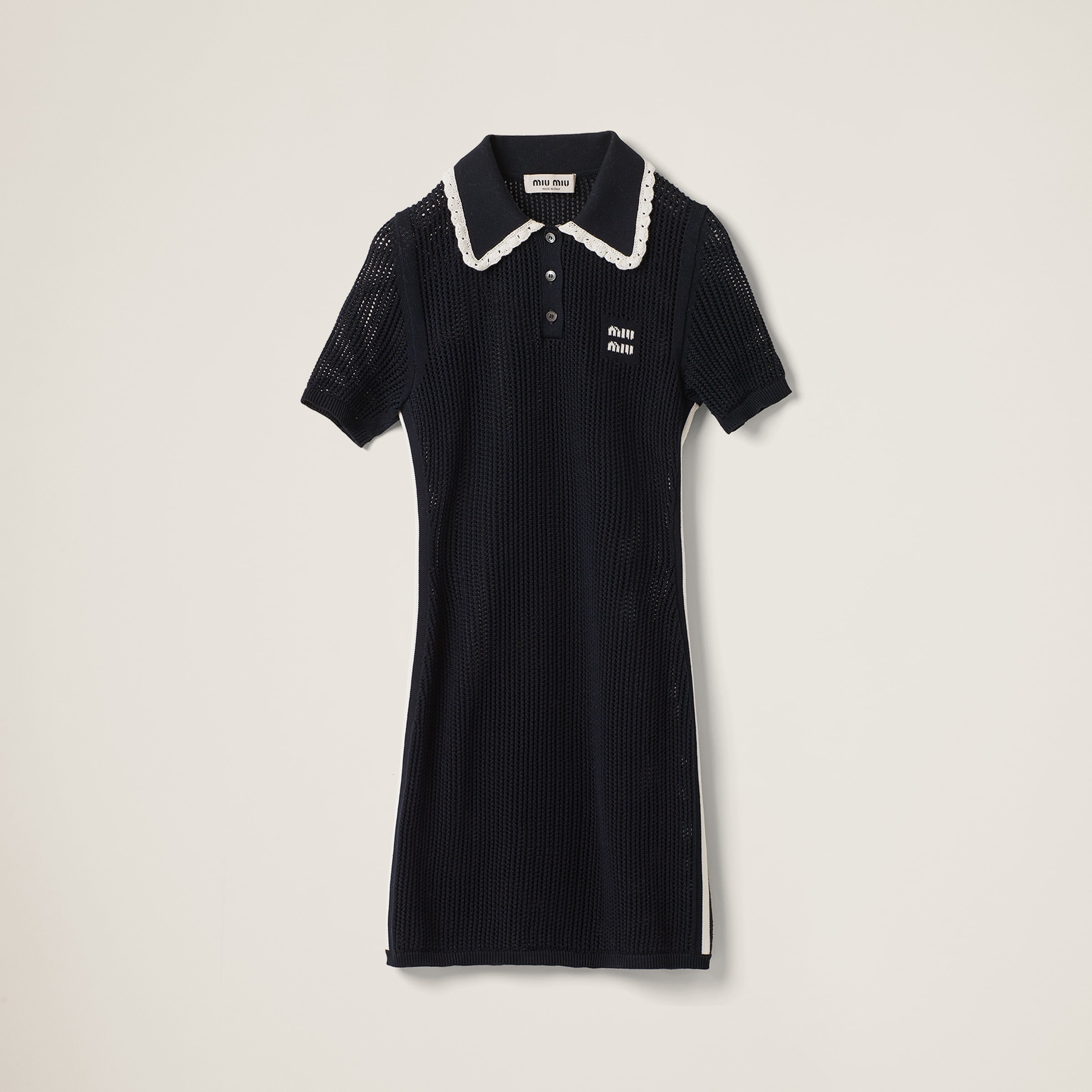 Cotton knit dress - 1