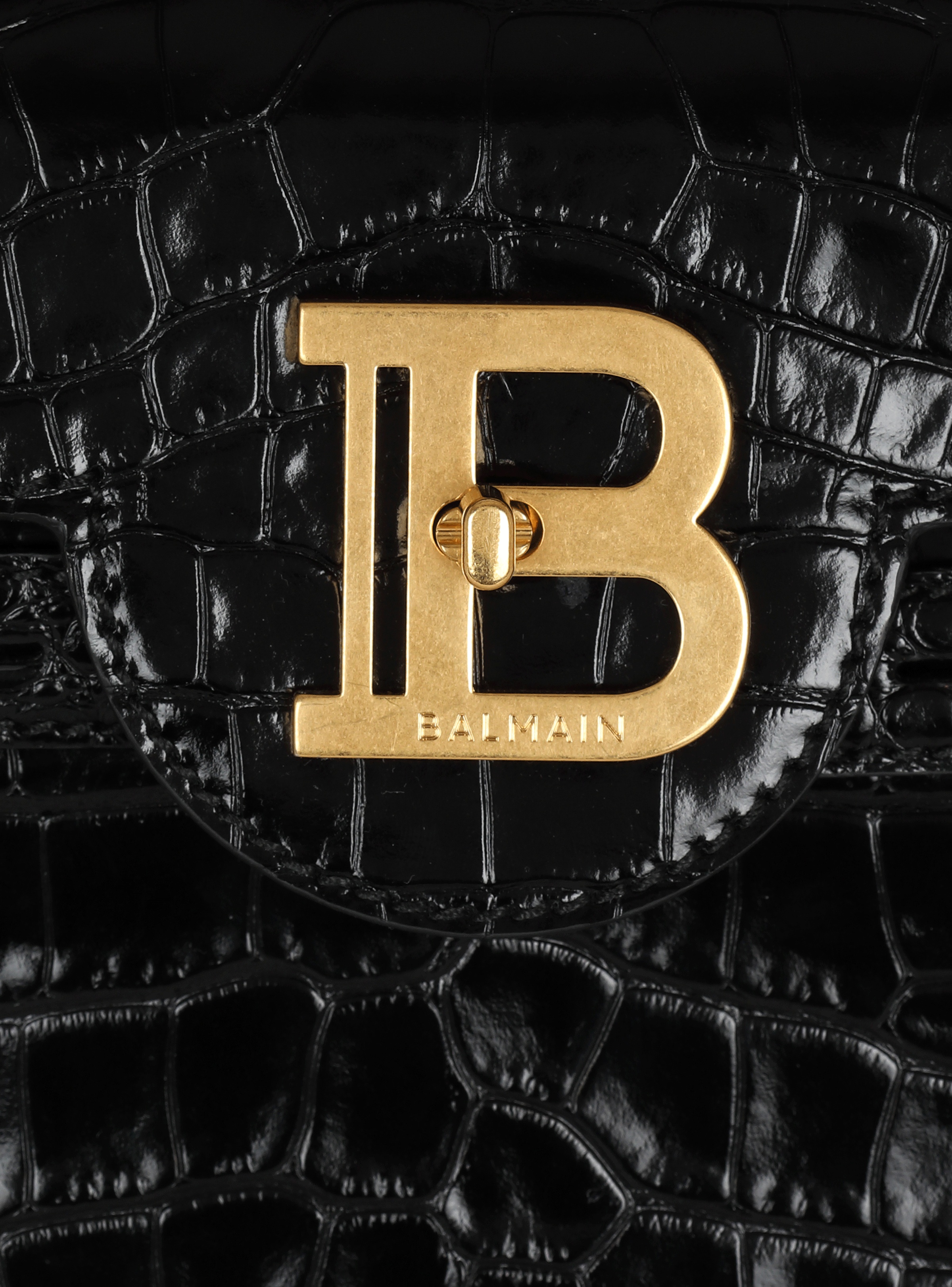 B-Buzz 23 bag in crocodile-print leather - 7