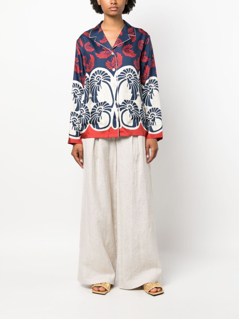 Hammock floral-print silk shirt - 2