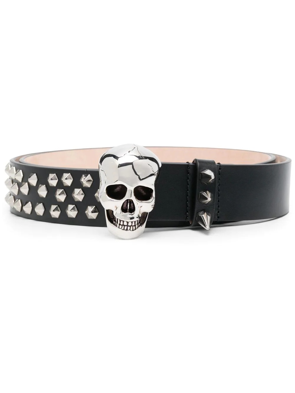 skull buckle belt - 1