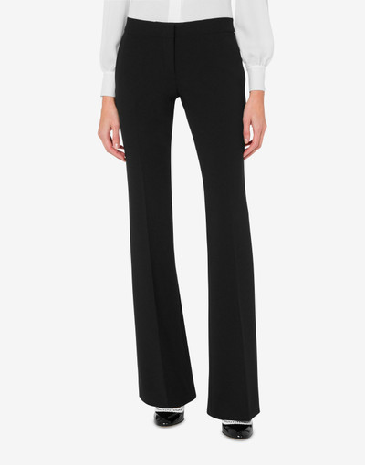 Moschino CRÊPE FLARED TROUSERS outlook