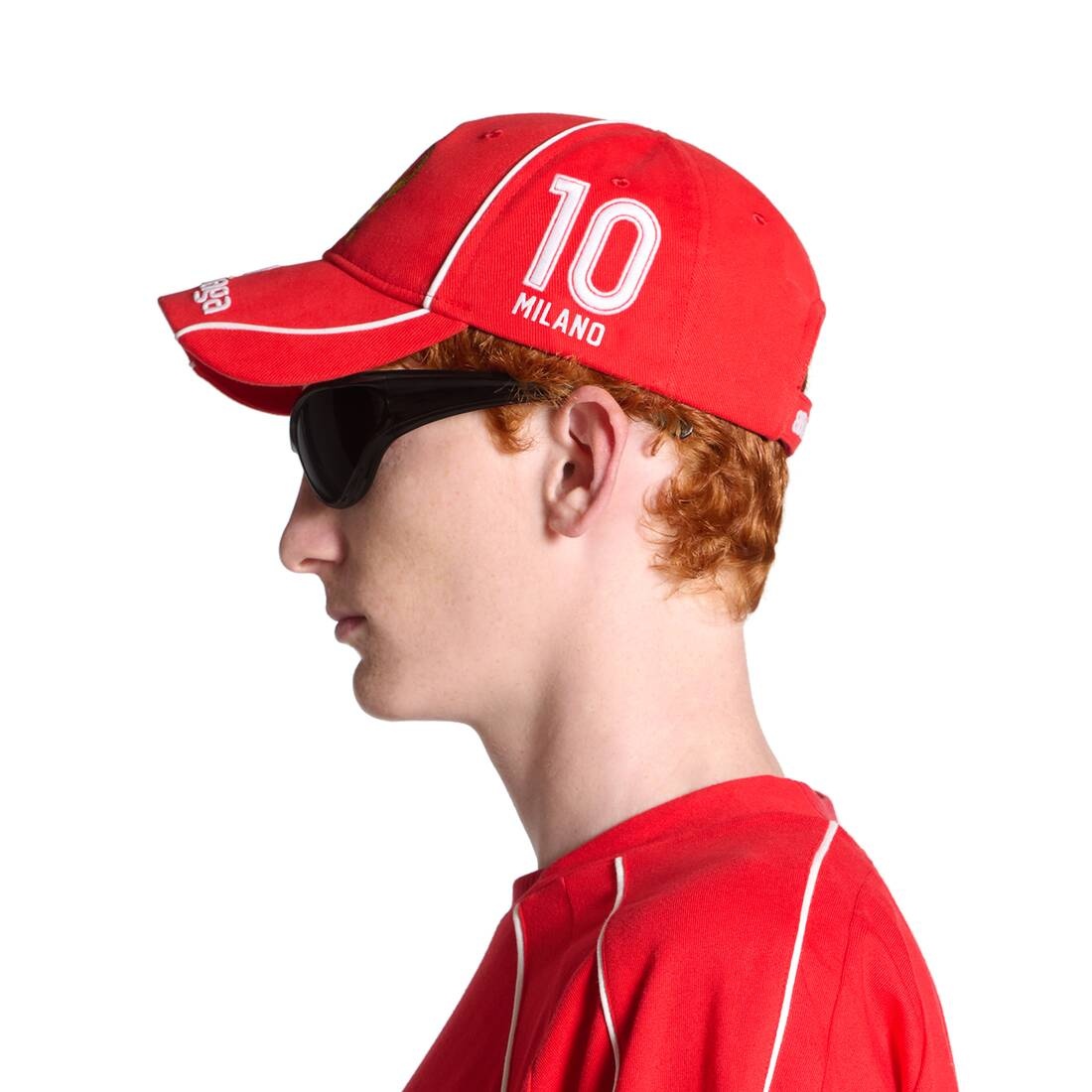 Men's Soccer Cap in Red - 6
