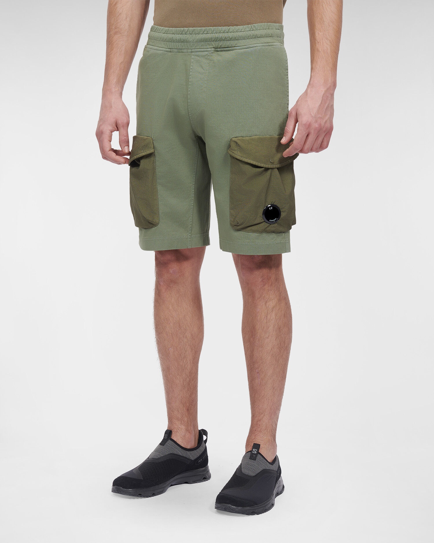 Heavy Jersey Mixed Cargo Shorts - 2