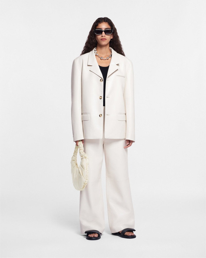 Nanushka Regenerated Leather Blazer outlook