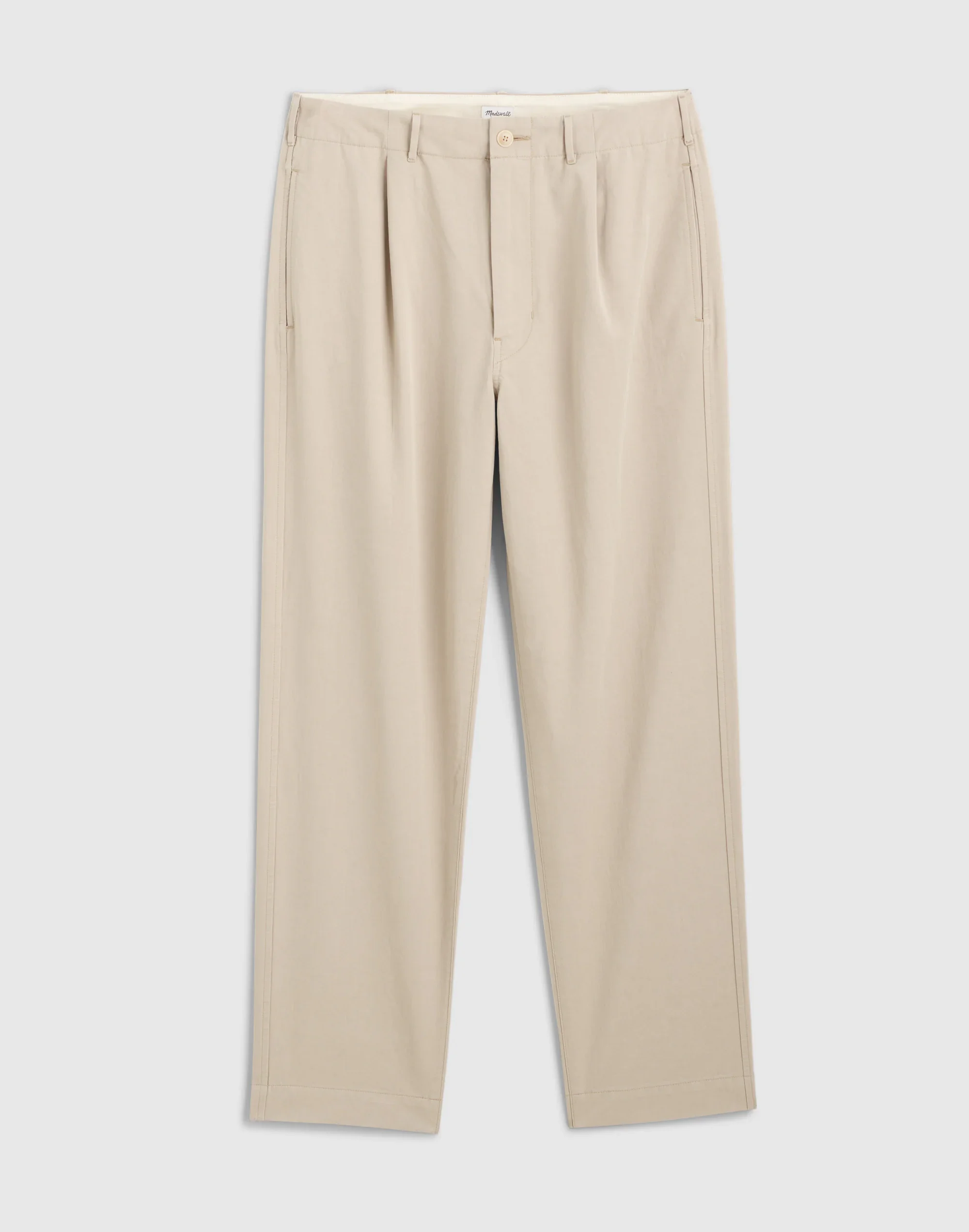 Pleated Chino Pants in Uniform Twill - 1