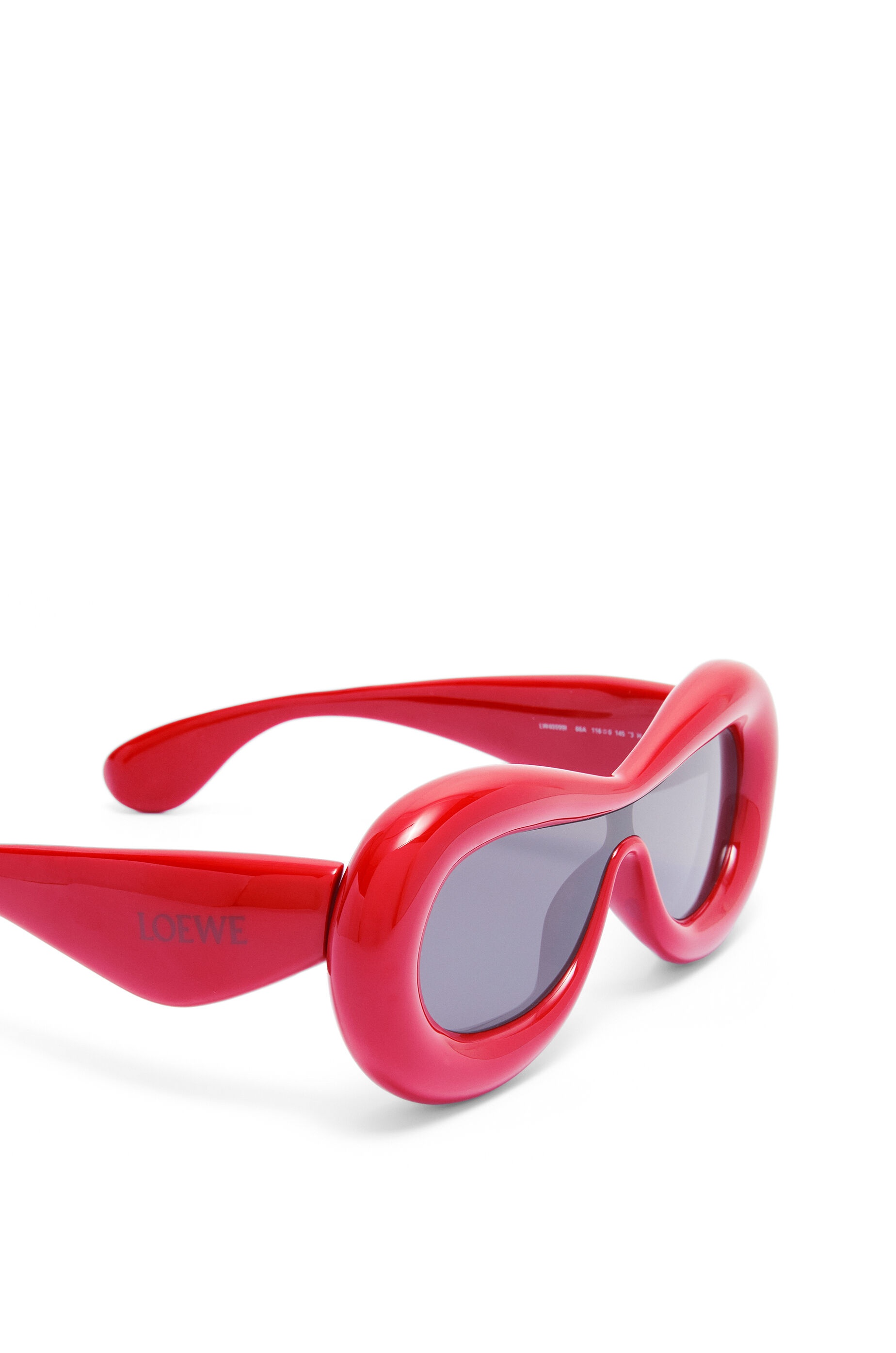 Inflated mask sunglasses in acetate - 5