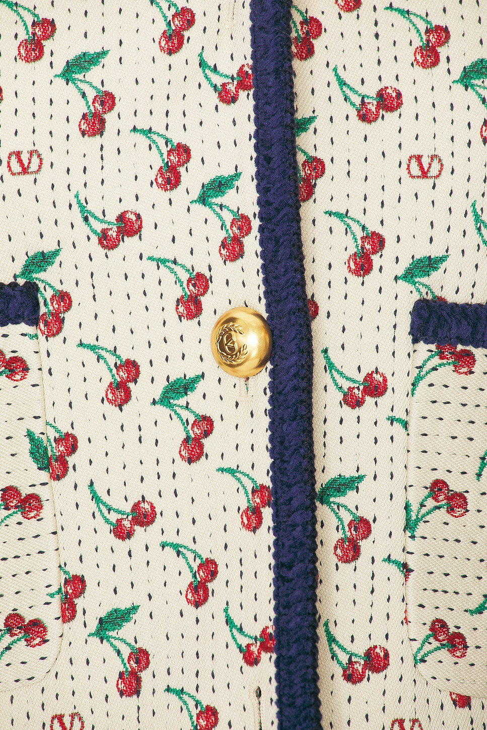 Cherry Quilted Jacket - 5