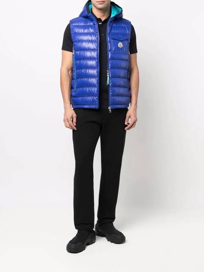 Moncler Ragot logo-patch padded gilet outlook