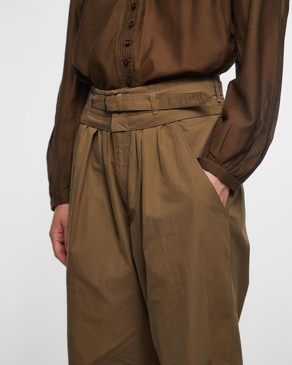 Trousers Celia Khaki - 5