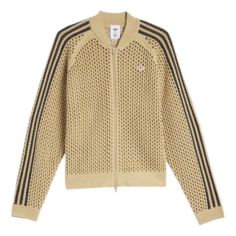 adidas x CLOT FW24 Crochet Track Jacket Asia Sizing 'Beige Tone' JF4270 1