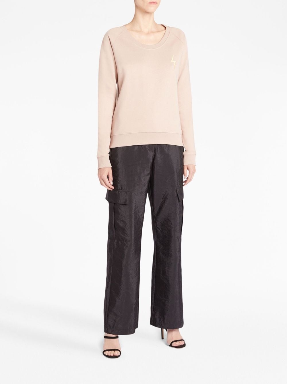 Hanane logo-embroidered cotton sweatshirt - 2