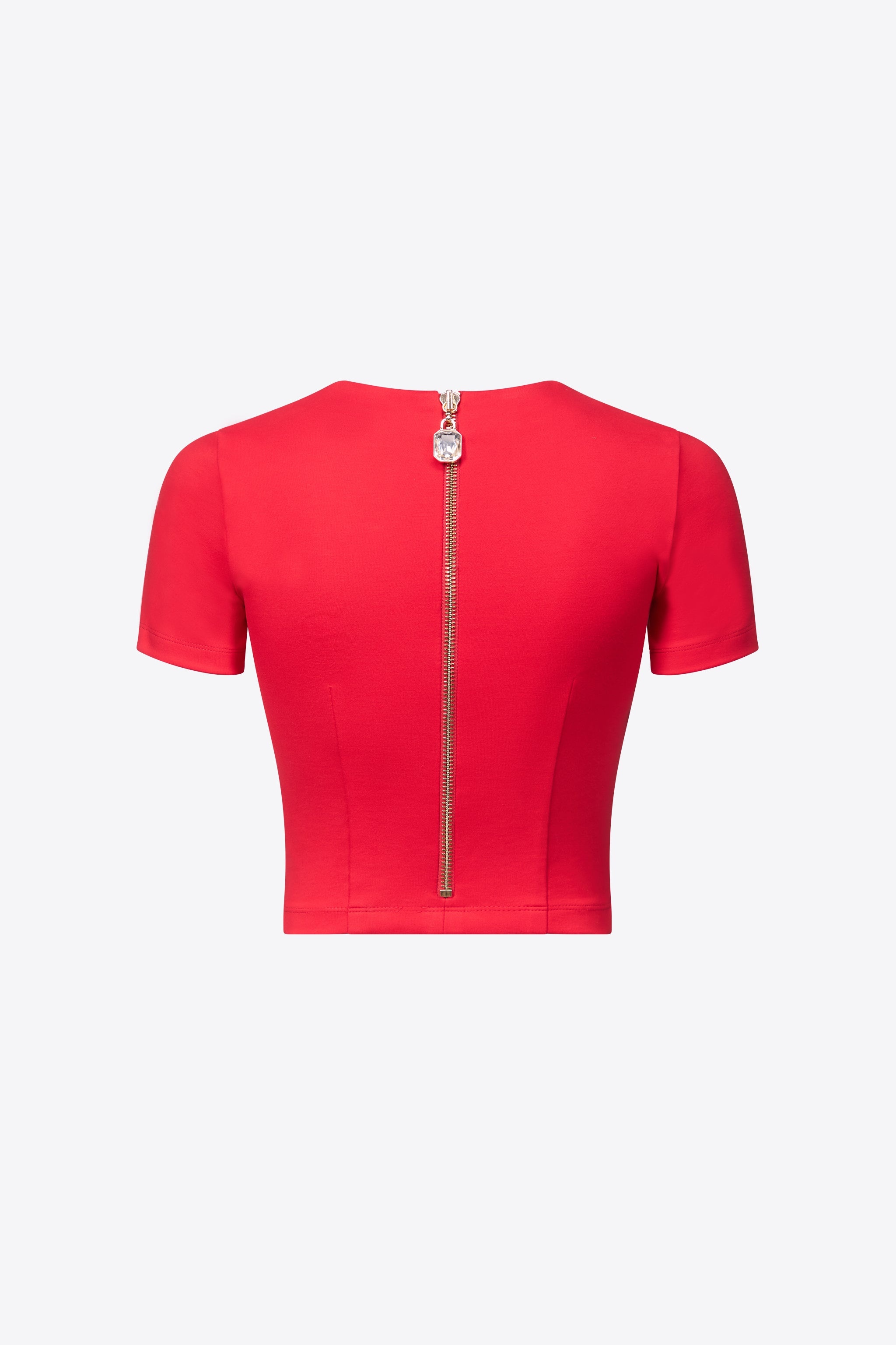 ZIPPER BUSTIER CUP T-SHIRT - 3