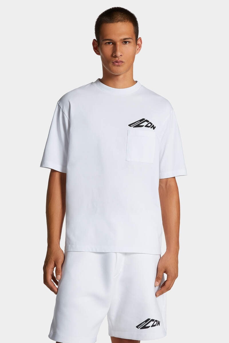ICON NEW GENERATION LOOSE FIT POCKET T-SHIRT - 3