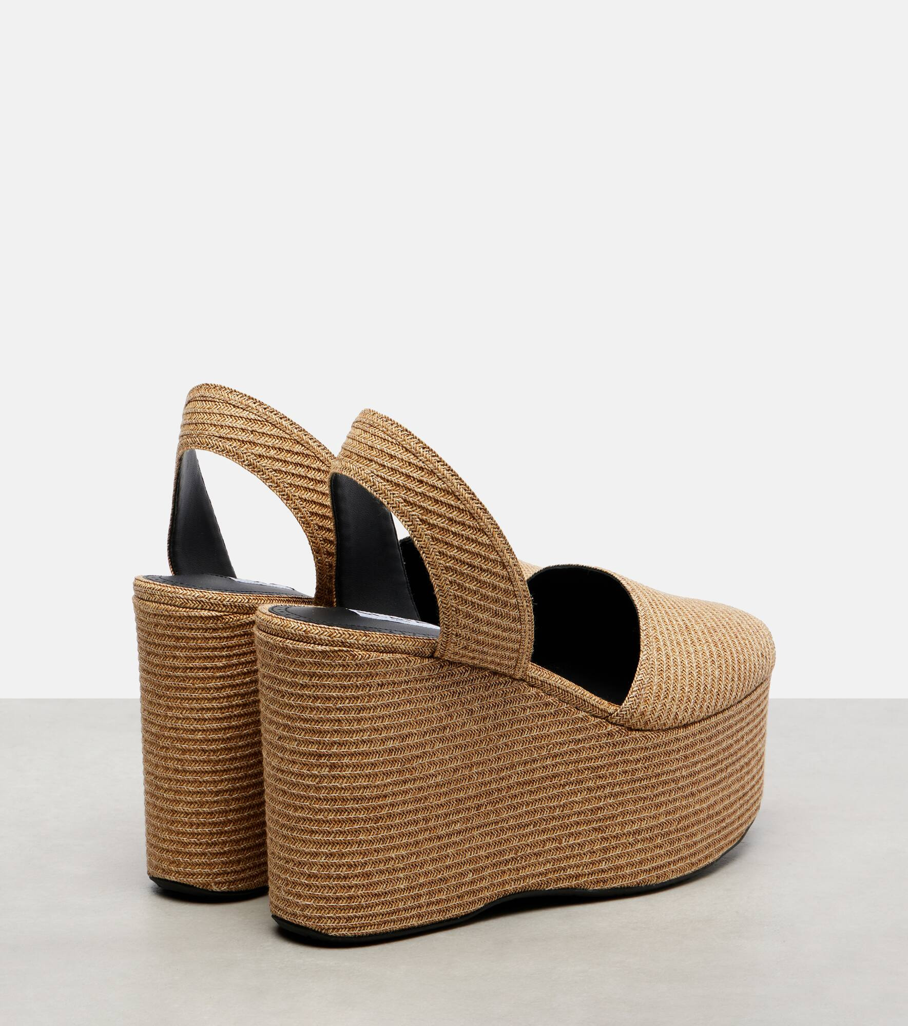 Straw wedge sandals - 2